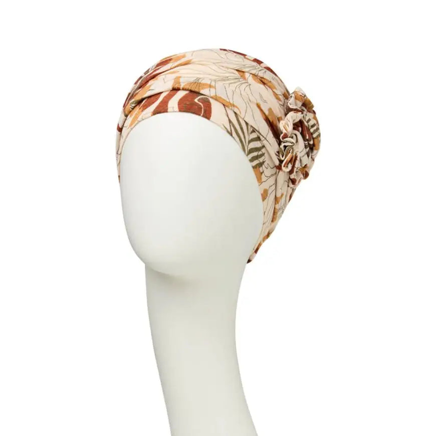 Lotus turban printed