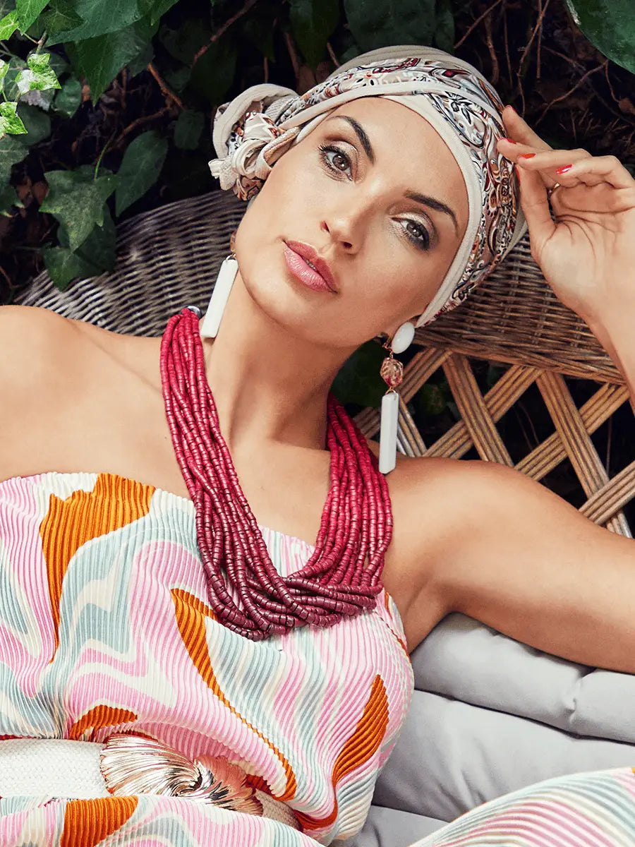 Scarlett Turban | Chalk & Rose Paisley Mix
