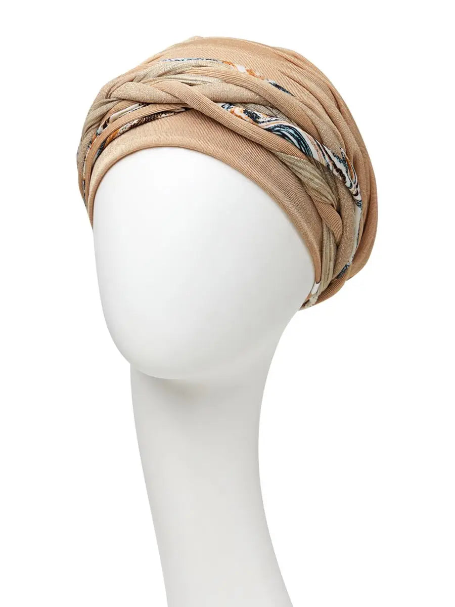 Scarlett Turban | Toffee & Caramel Mix
