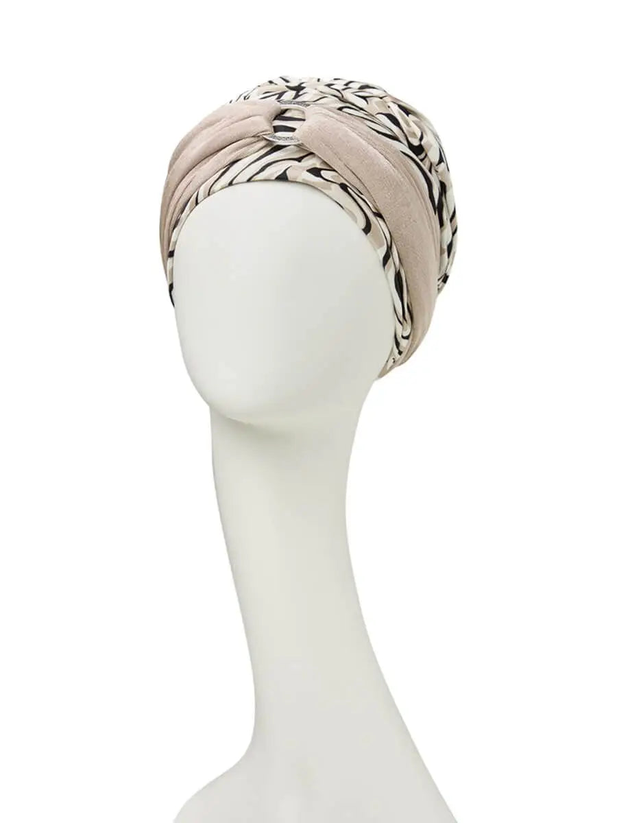 Sienna Turban Set | Brown Zebra